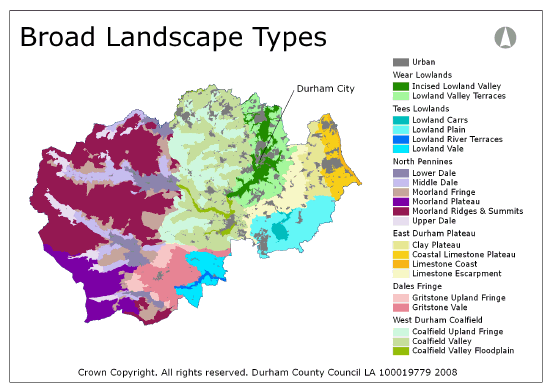 Broad Landscape Types Map