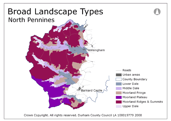 Broad Landscape Types (North Pennines)