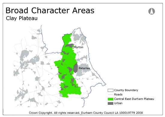 Broad Character Areas - Clay Plateau