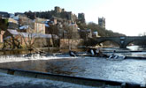 River Wear at Durham with castle and cathedral in the background © Copyright Russel Wills and licensed for reuse under the CC BY-SA 2.0 licence