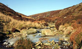 Egggleshope Beck, Moorland Ridges and Summits. © Copyright Helen Wilkinson. Licensed for reuse under a Creative Commons Licence (see Legal Information)