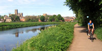 Riverside cycleway, Durham © Copyright Stephen Craven, www.geograph.org.uk and licensed for reuse under a Creative Commons Licence (see Legal Information)