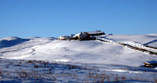 Woolly Hills in Snow